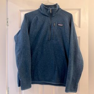 Blue Patagonia 1/4 Zip, Men’s L